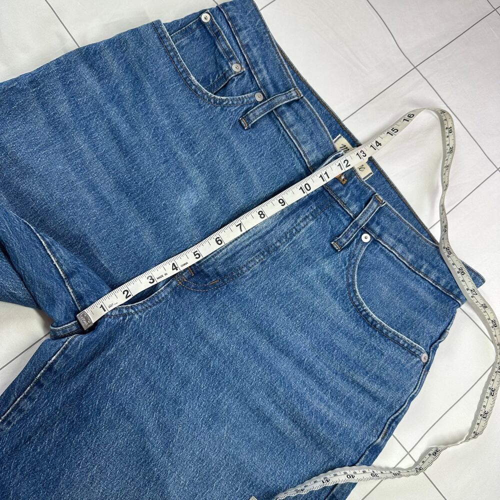 Madewell Jeans Women 30 Blue Perfect Vintage Wide Leg Crop Cresslow Wash Stretch - Picture 11 of 16